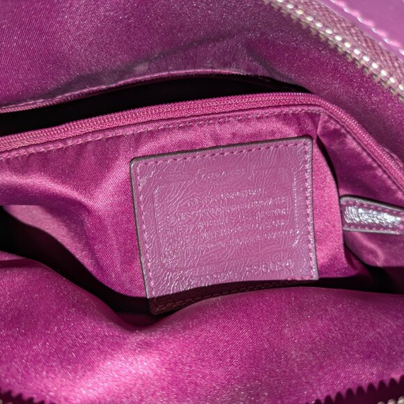 Coach Signature Tote in Passion Berry - Picture 9 of 9